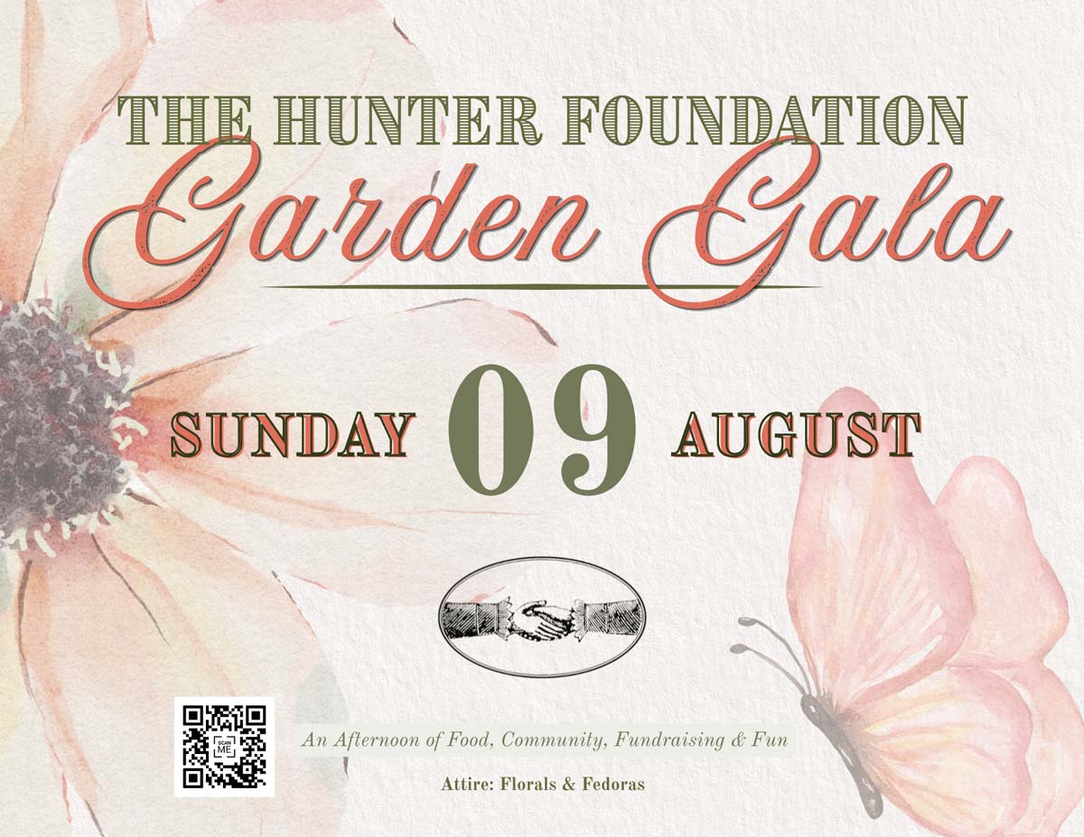 Hunter Foundation Garden Gala Poster - Sunday August 9th, 2026